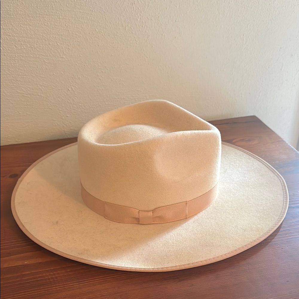 Lack of Color Cream Hat 57cm (Medium)